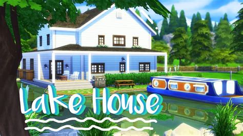 The Sims 4 House Build Lake House Youtube