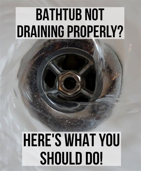 How To Fix A Slow Tub Drain