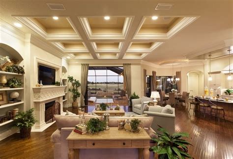 Providing overhead lighting, these fixtures create the inviting ambiance for your space. The beauty and advantages of coffered ceilings in home design