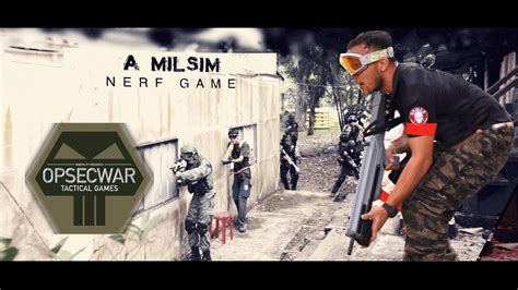 A Nerf Milsim Game Advance Foam Dart Blaster Gameplay Youtube