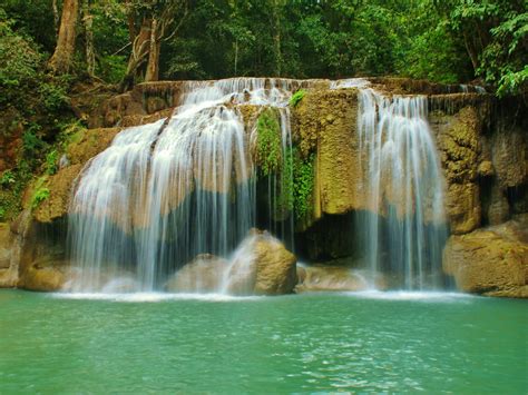 Thaiventure Time The Seven Tiered Waterfalls At Erawan National Park