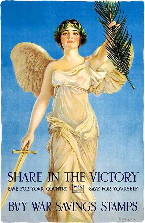 Share In The Victory 1918 Coffin Victory Art War Propaganda Posters Lady Liberty
