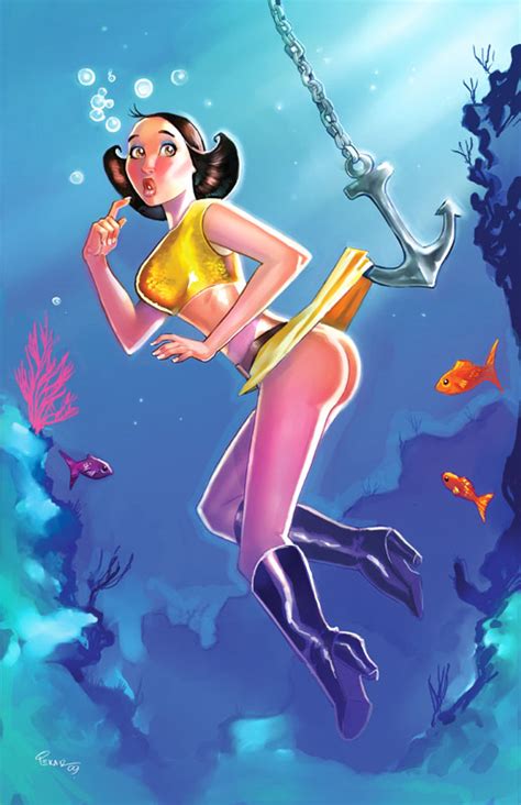 Underwater Nude Beach Comics