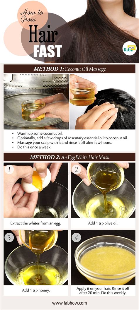 How To Grow Hair Faster And Longer 5 Methods With Real Pics