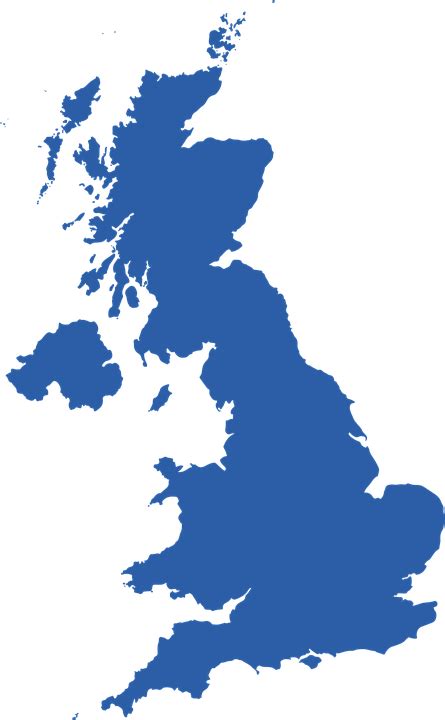 Англия карта Png