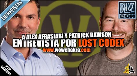 I think alex afrasiabi might have actually left in june and blizzard isn't acknowledging it/he doesn't want it public. Entrevista de Lost Codex a Alex Afrasiabi y Pat Dawson en ...