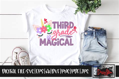 Third Grade Is Magical Graphic By Drissystore · Creative Fabrica