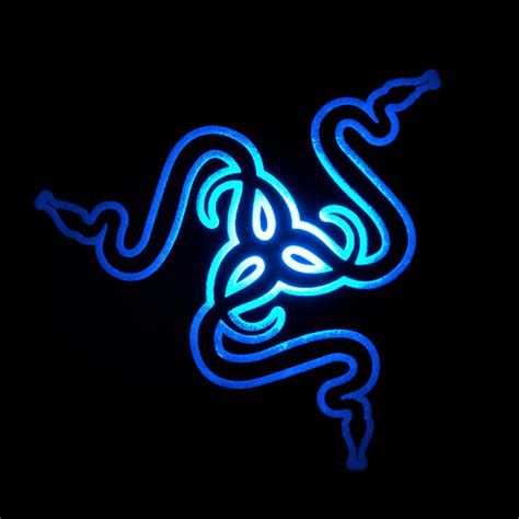 Glowing Razer Logo Flickr Photo Sharing
