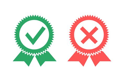 Dos And Donts Red And Green Badge Vector Stock Illustration Download