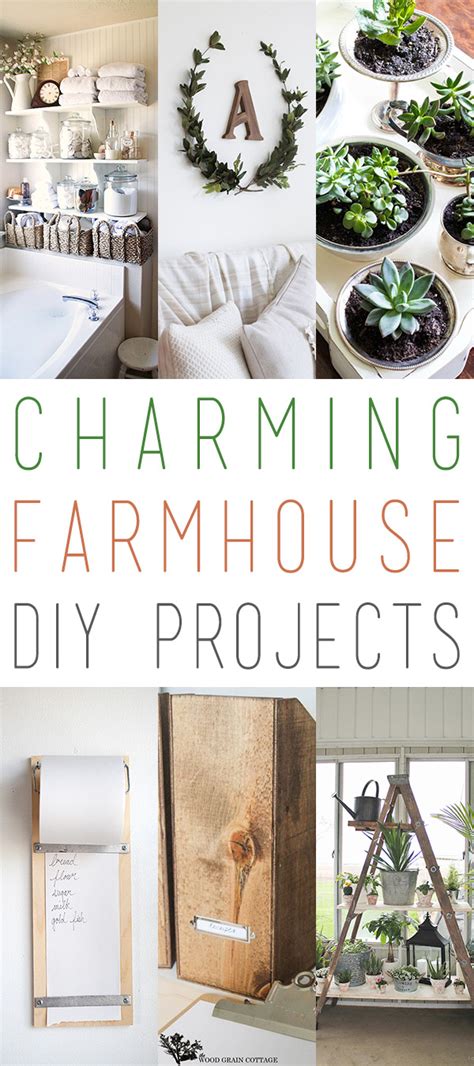Charming Farmhouse Diy Projects The Cottage Market