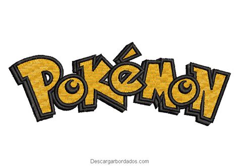 Diseño Bordado Letra De Pokemon Descargar Diseños De Bordados
