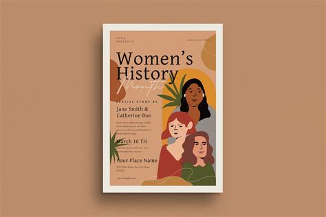 Women S History Month Flyer Flyer Templates ~ Creative Market