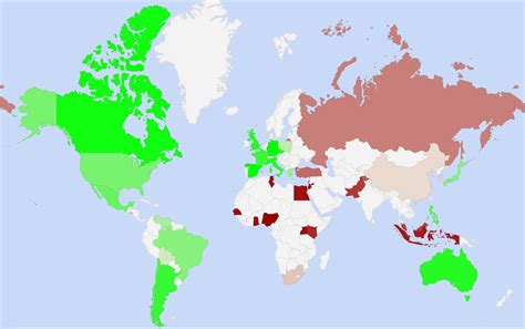 This Map Shows The Global Divide On Homosexuality