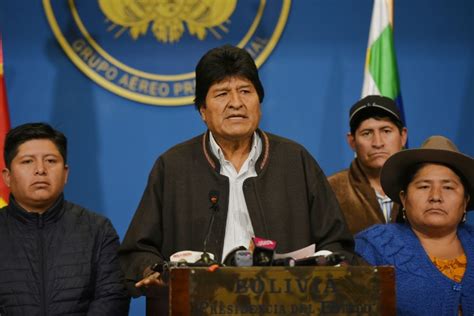 Bolivian President Resigns After Demand By Countrys Top General