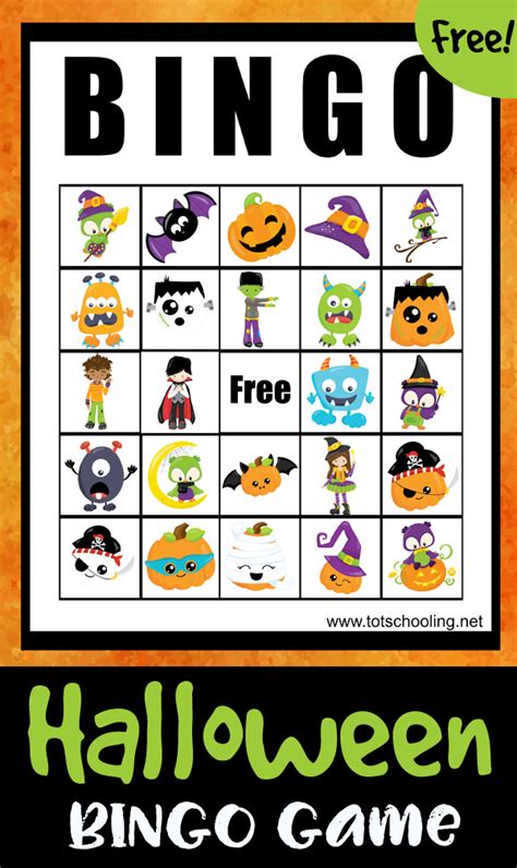 The Best Printable Halloween Bingo Card Roy Blog