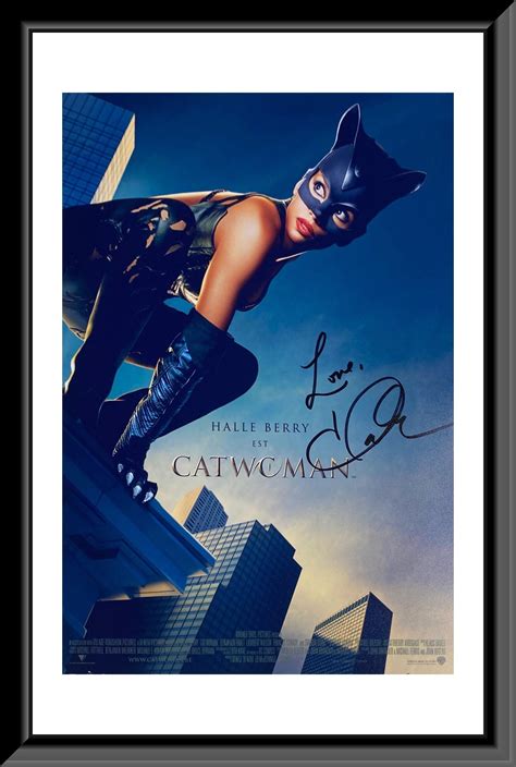Halle Berry Signed Catwoman Photo Etsy Australia