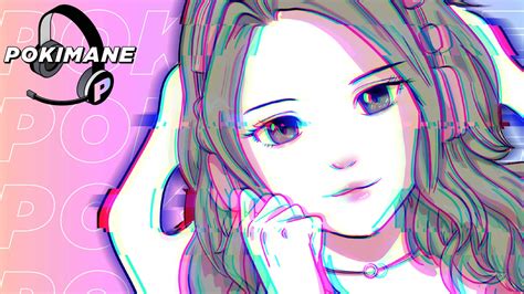 Download Pokimane Anime Style Wallpaper