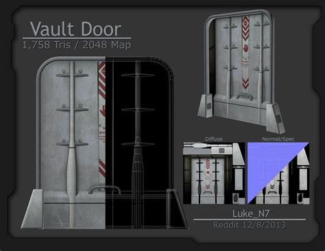 Fallout Vault Door Done By Me In 3d Rfallout