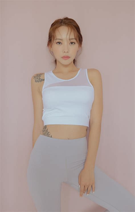 Korean Cute Sexy Pretty Cho Min Kyung Fitness Set 29 08 2018