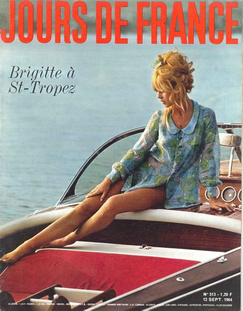 Brigitte Bardot à St Tropez 1964 Brigitte Bardot Brigitte Bardot