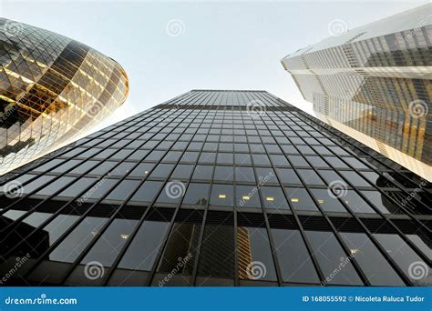 Modern Architecture In London England With Amazing Skyscrapers Of