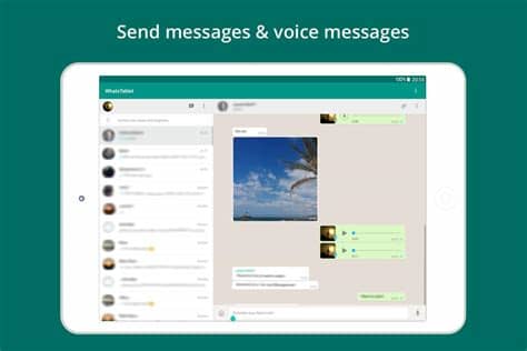 That's possible with whatstablet now. Tablet for WhatsApp APK Download - Free Communication APP ...
