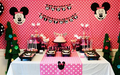 Pink Minnie Mouse Birthday Party Minnie Mouse Party Collection Ideas