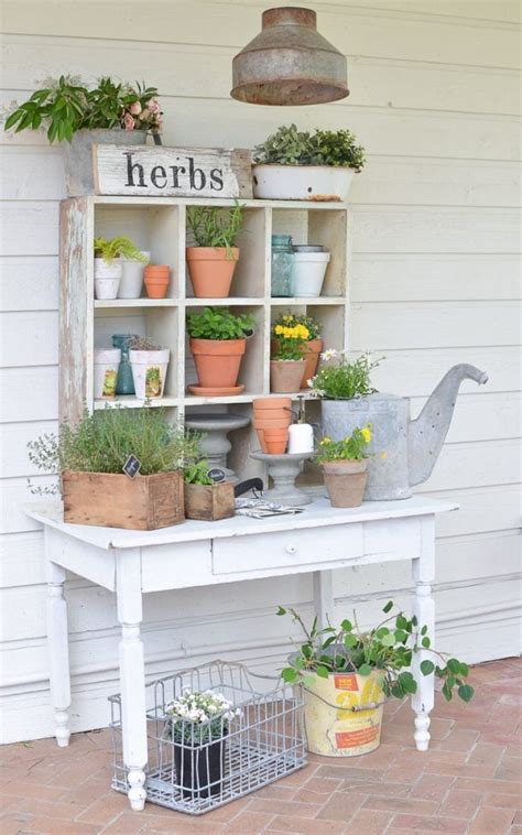 18 Diy Potting Benches Youll Want To Show Off • The Garden Glove