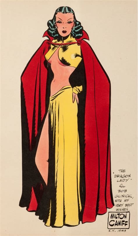 Milton Caniff The Dragon Lady From Terry And The Pirates