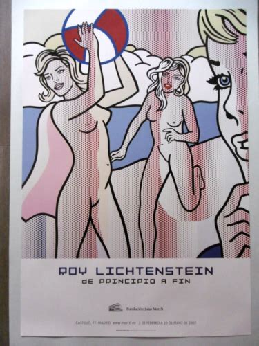 Roy Lichtenstein Poster Nudes With Beach Ball Pop My XXX Hot Girl