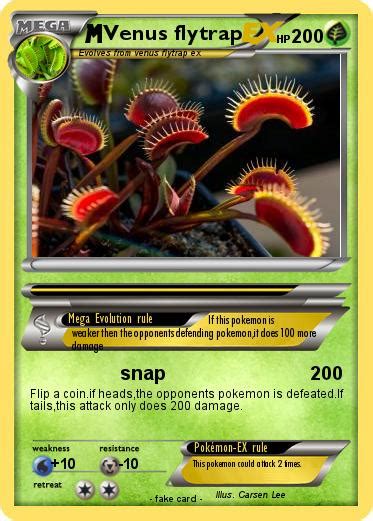 Have your purchase information and receipt ready to submit your request. Pokémon Venus flytrap 20 20 - snap - My Pokemon Card