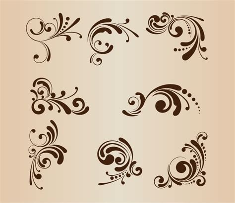 Curly cue free vector download (93 Free vector) for ... Vector seamless pattern with abstract flowers fully editable eps 8 file with clipping mask pattern in swatch menu.