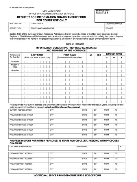Ocfs Forms Fill Out And Sign Online Dochub