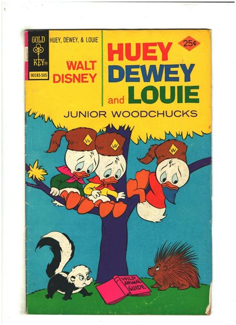 Walt Disney Huey Dewey And Louie Junior Woodchucks 32 Gdvg 30 Gold