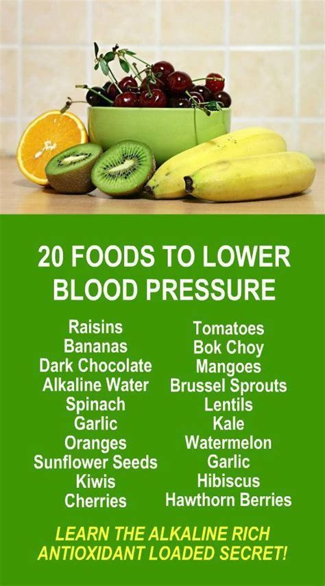 Lower Your Blood Pressure Diet Plan
