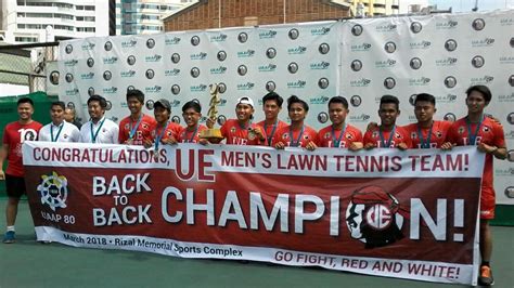 Ue Wins Back To Back Titles In Uaap Lawn Tennis Espn