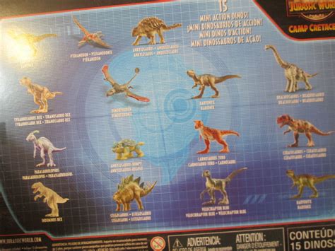 Animals And Dinosaurs Jurassic World Camp Cretaceous 15 Mini Action Dinos
