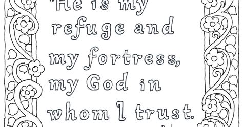 We generally think that looking back is not a healthy way to move forward, but when recounting god's faithfulness, looking back can be crucial to our hope and confidence. Coloring Pages for Kids by Mr. Adron: The Lord Is My ...
