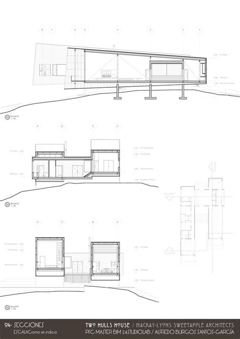Proyecto Bim De Alfredo Burgos Two Hulls House Concurso De Arquitectura Diagramas De