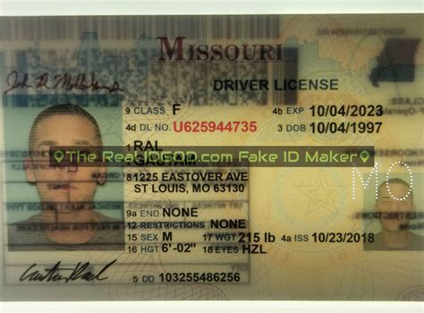 Missouri Fake Id Buy Premium Scannable Fake Ids By Idgod