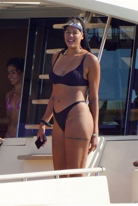 Cambage, a center for the las vegas aces, is a standout player for the australian national team who averaged 23.5 points and 10.3 rebounds at the 2016 rio olympics. LIZ CAMBAGE in Bikini at a Yacht in St.Barth 02/02/2021 ...