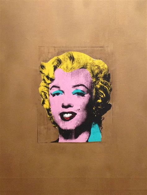 Gold Marilyn Monroe Andy Warhol Moma