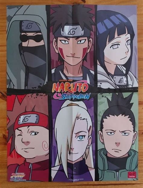 Shonen Jump Naruto 2007 Shippuden Two Sided Poster X1 2002