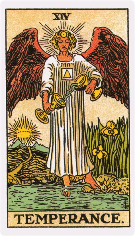Temperance is an excellent card to receive in a reading. Temperance - Tarot Reading