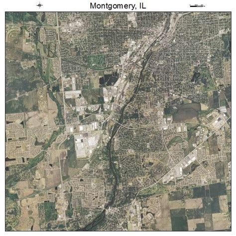 Aerial Photography Map Of Montgomery Il Illinois
