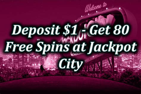 Deposit just NZ$ 1 with Jackpot City - Get 80 Free Spins