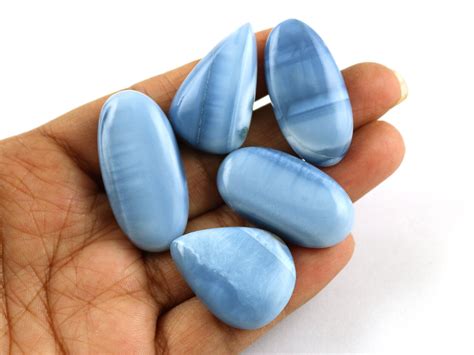 5 Piezas Azul Natural Opal Cabochon Piedra Preciosa 36x18mm Etsy