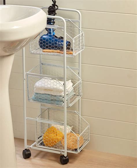 3 shelf utility storage cart room essentials diy bathroom storage small bathroom storage