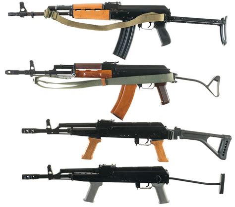 Four Ak 47 Style Semi Automatic Rifles A Dc Industries Model Nds Y556