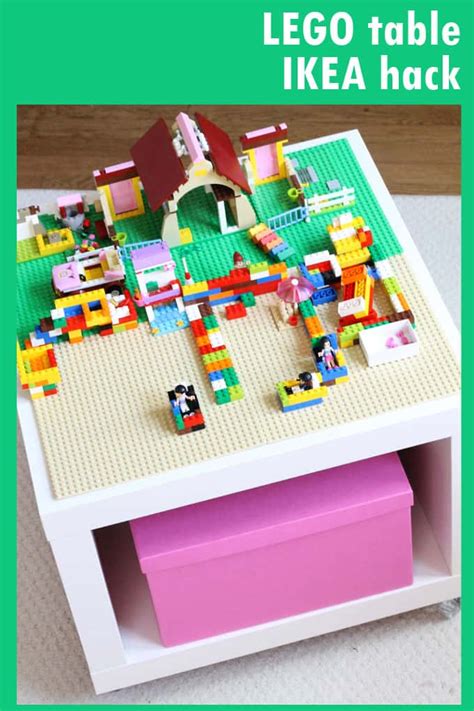 This Easy Lego Table Ikea Hack Is A Play Table And Storage All In One